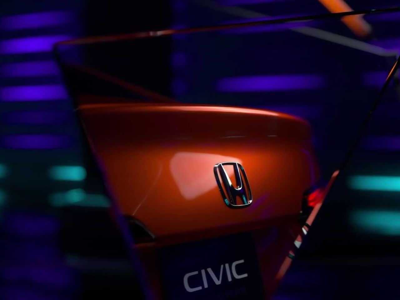 Teaser antecipa nova gerao do Honda Civic